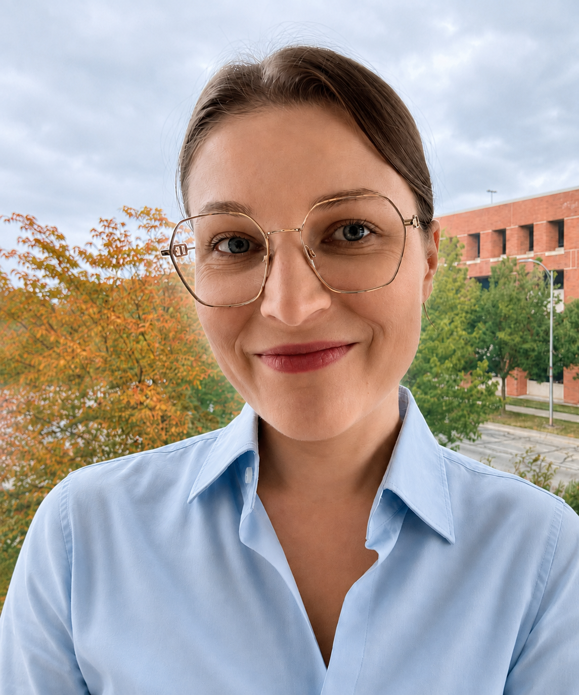 Photo of Agnieszka Sorensen at FRIB, MSU.